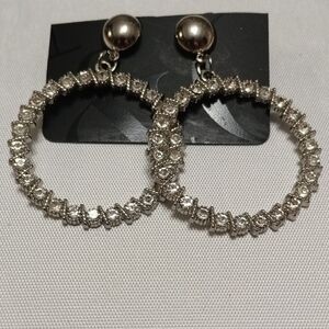 Elegant Silver Hoop Earrings